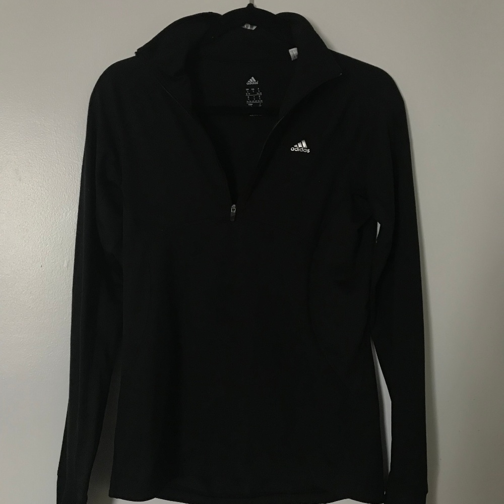 Black Adidas Quarter Zip